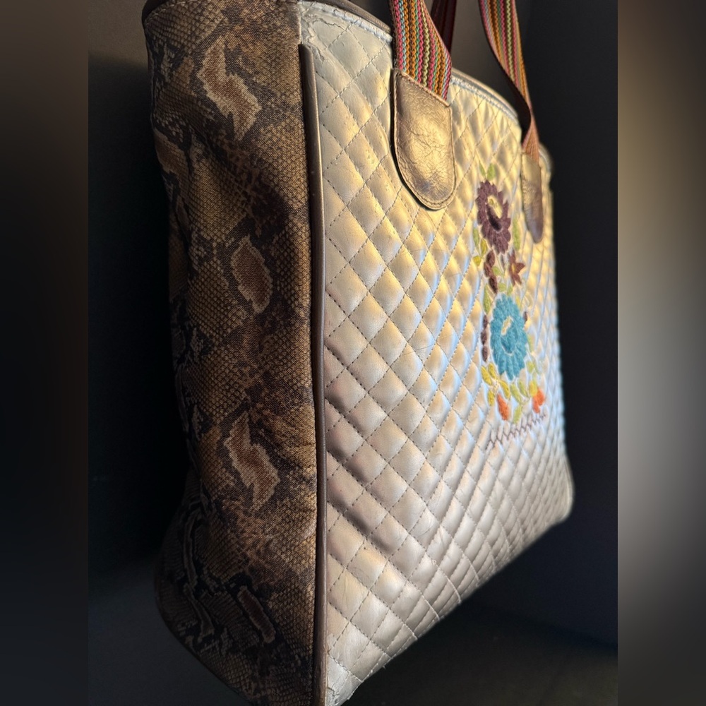 Consuela Tote Champagne & Animals 🩵 - Picture 14 of 14
